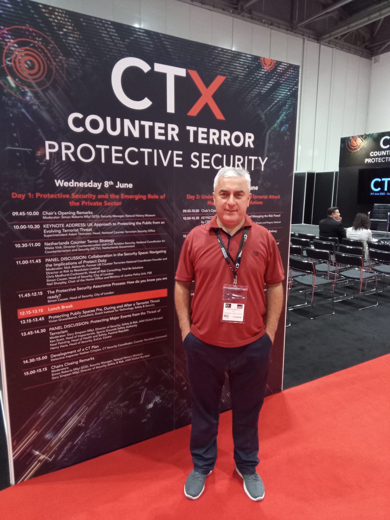 Omar Bilon. Counter Terror Expo London 2022 Omar Bilon. Counter Terror Expo London 2022